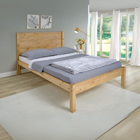 Barton 5FT Bed  - Waxed Pine