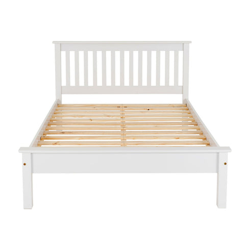 Monaco 5FT Bed Low Foot End - White