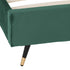 Freya 4FT6 Bed - Green Velvet Fabric