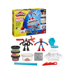 Play-Doh Spiderman Launch and Slice Battle