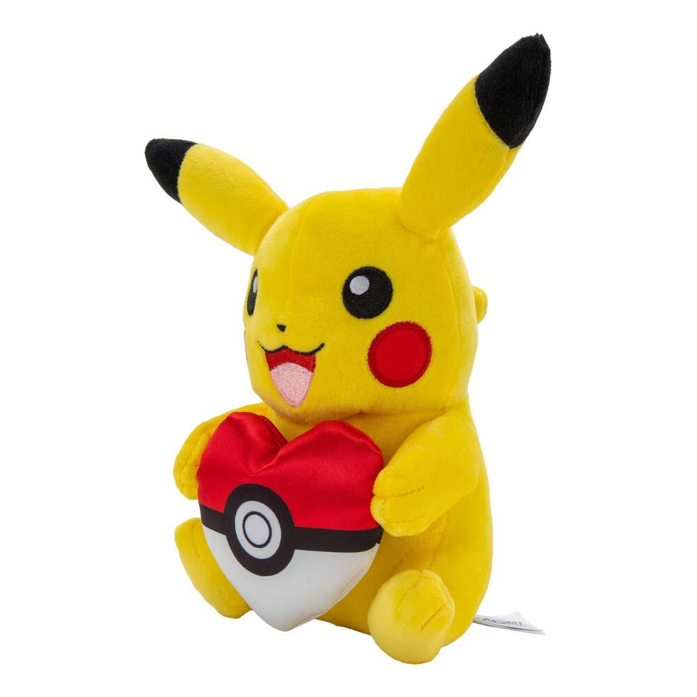 Pokemon 8" Pikachu with Heart Seasonal Plush