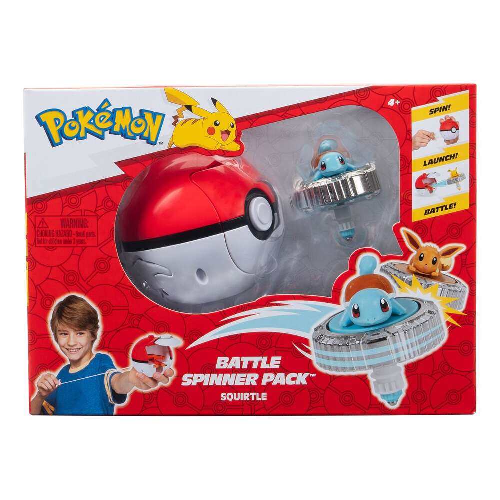 Pokemon Battle Spinner Pack (Squirtle&Poke Ball)