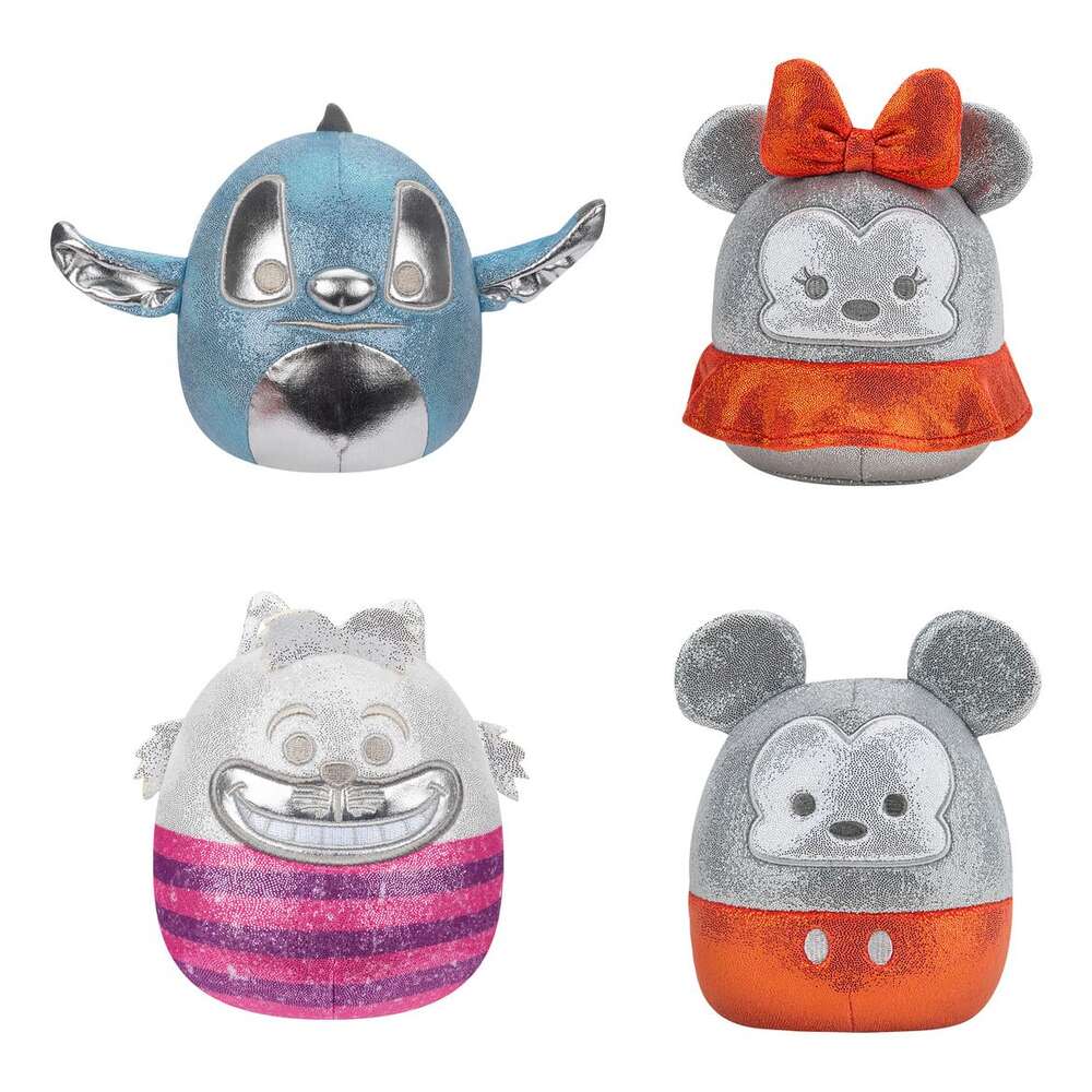 Squishmallows 5" Disney 100th Anniversary 4-Pack