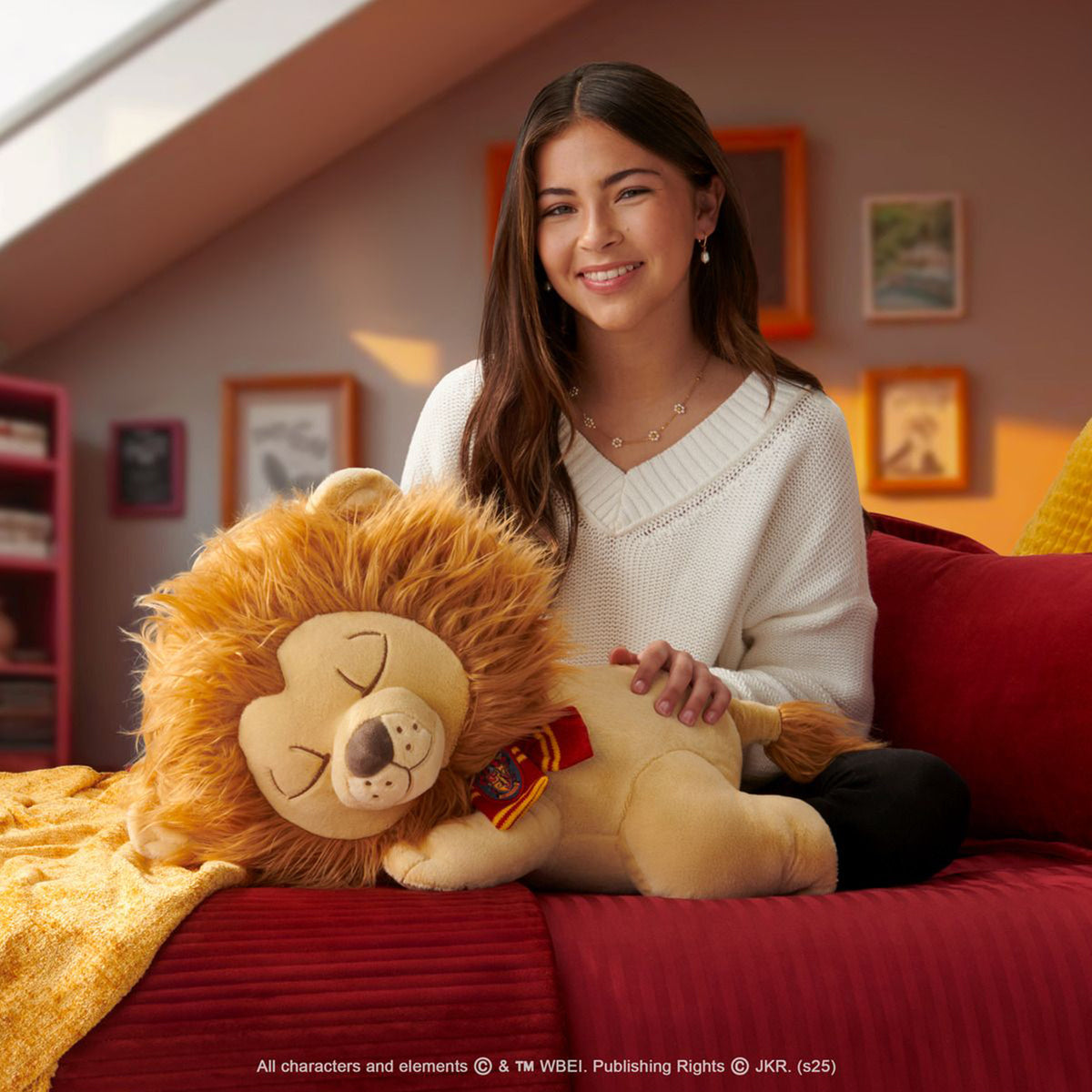 Warner Brothers HP 18in Sleeping Gryffindor Lion