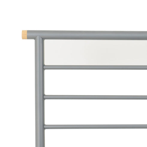 Orion 4FT6 Bed - Silver