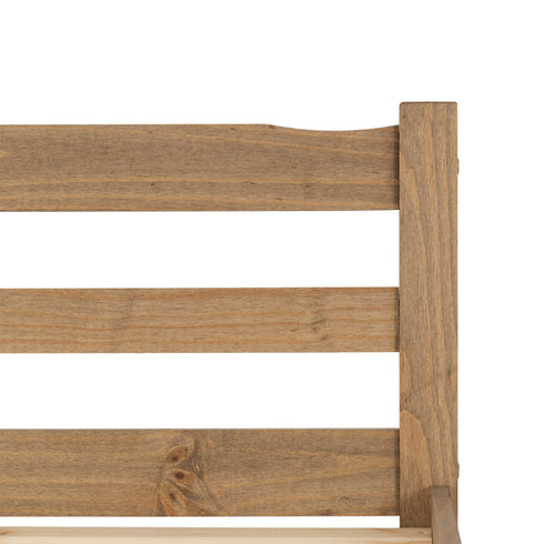 Panama 4FT6 Bed - Natural Wax