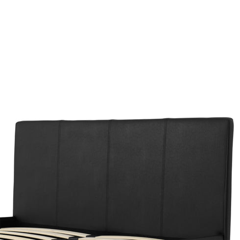 Prado 5FT Bed - Black Faux Leather