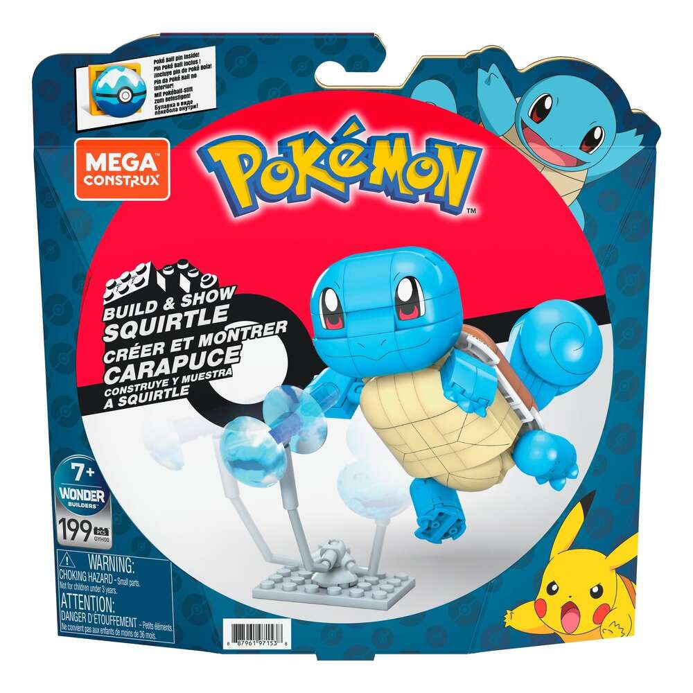 Mega Construx Pokémon Build & Show Squirtle