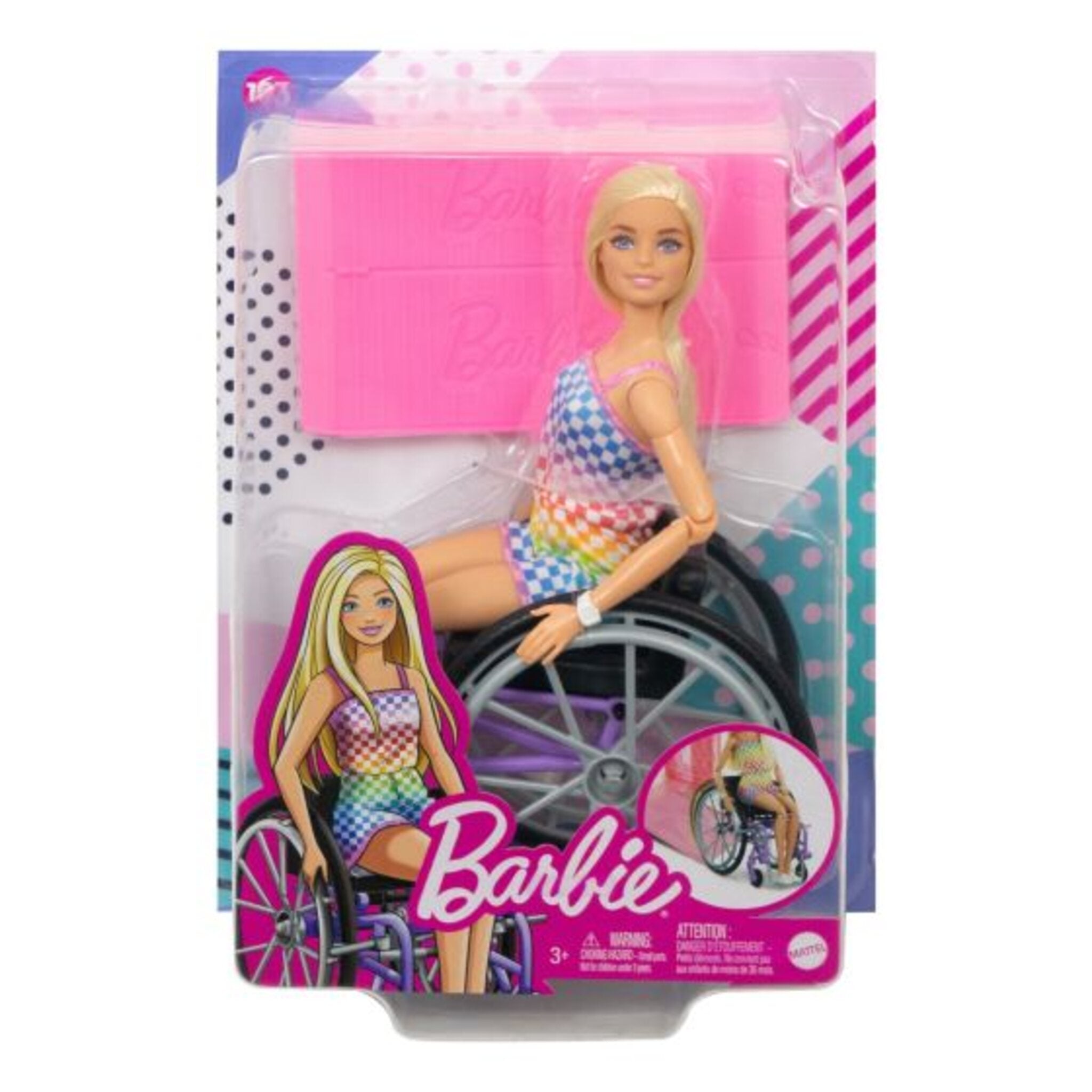 Barbie Blonde Wheelchair Doll