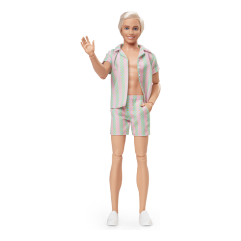 Barbie Movie Ken Pastel Stripes Beach Set