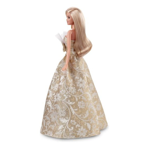 Barbie 2025 Gold Holiday Doll
