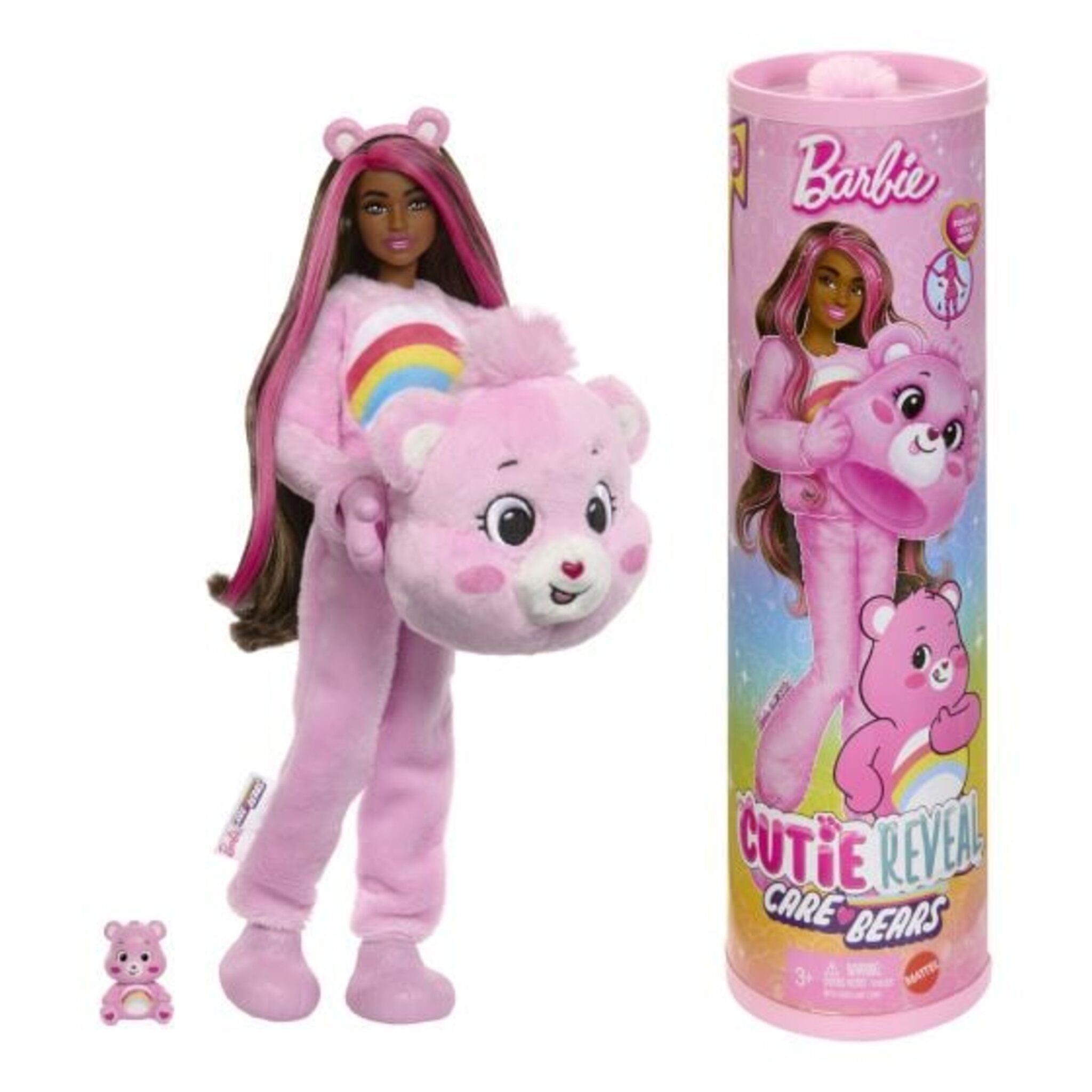 Barbie Cutie Reveal Care Bears - Pink