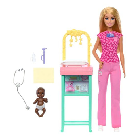 Barbie Nuturing Baby Doctor Playset