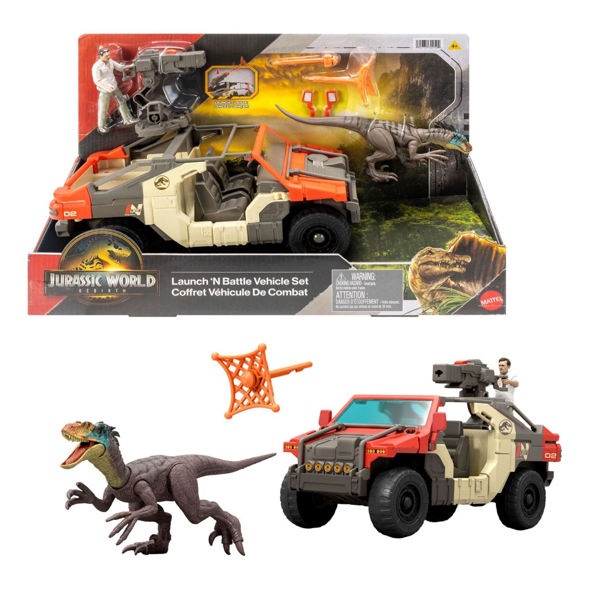 Jurassic World Saga Feature Vehicle Set