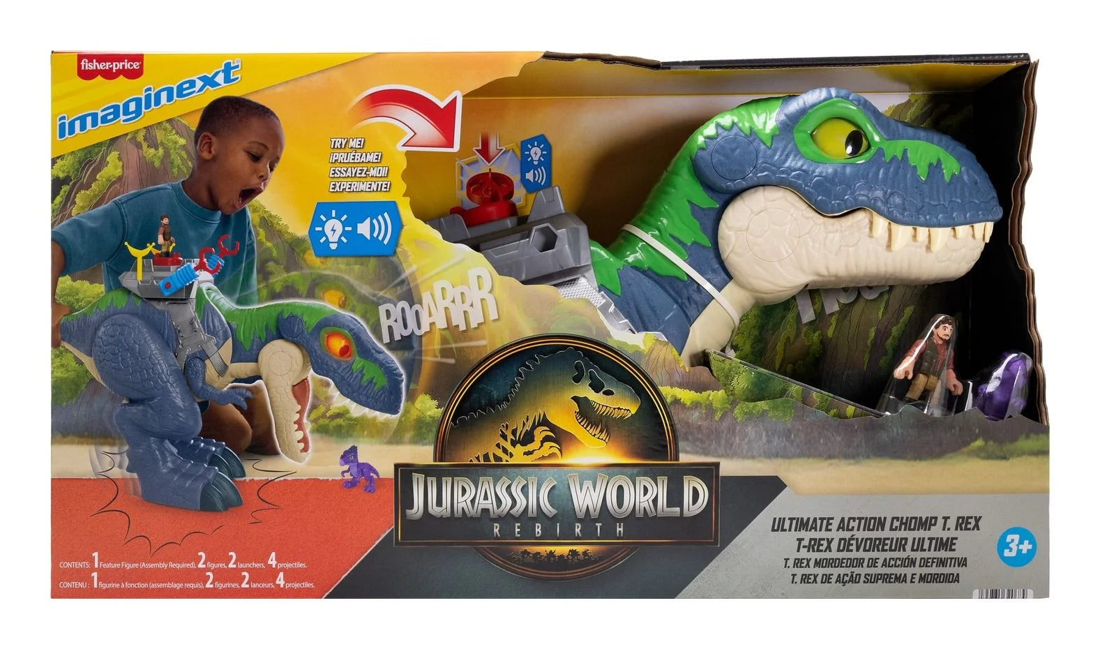 Imaginext Jurassic World 4 Chomp & Eat T-Rex