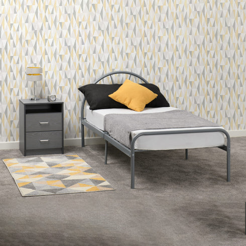 Nova 3FT Bed - Silver