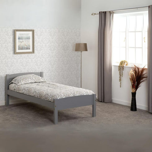 Amber 3FT Bed - Grey Slate