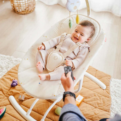 Badabulle Lateral Swing With Remote - Cream