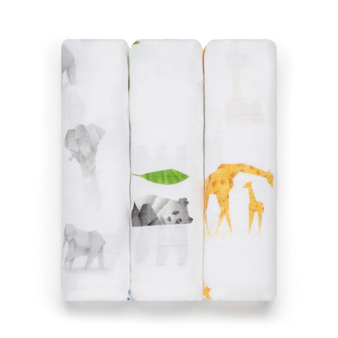 Panda London Bamboo Baby Muslins - Swaddles