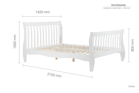 Belford Bed White