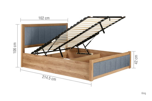 Belmont Ottoman Bed Grey