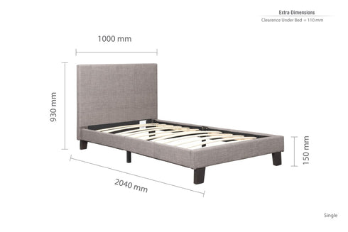 Berlin Fabric Bed