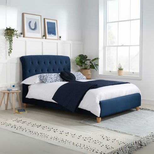 Brompton Bed Midnight Blue