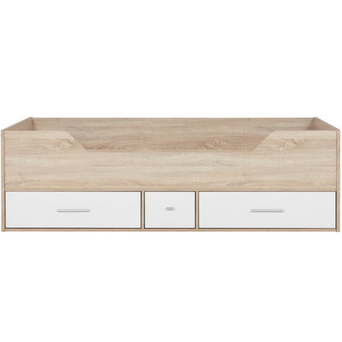 Camden Cabin Bed White & Oak Effect