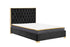 Chelsea Fabric Bed Black