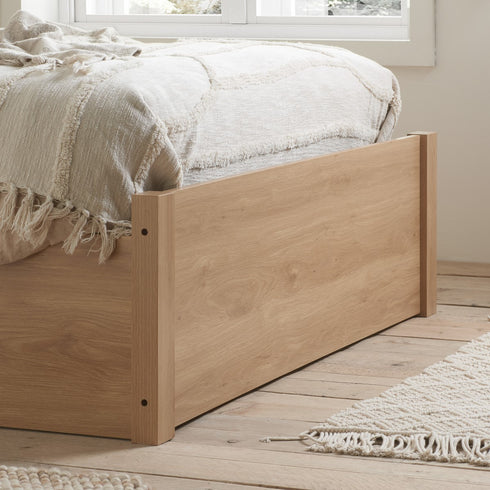 Croxley Rattan Ottoman Bed Oak