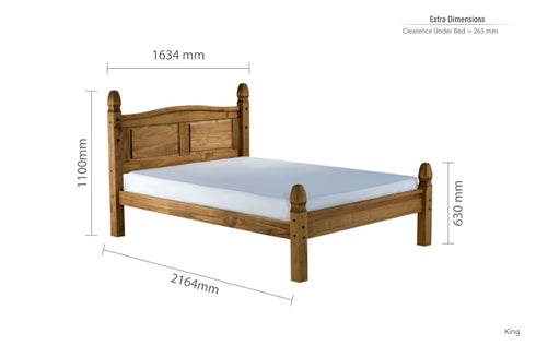 Corona Low End Bed