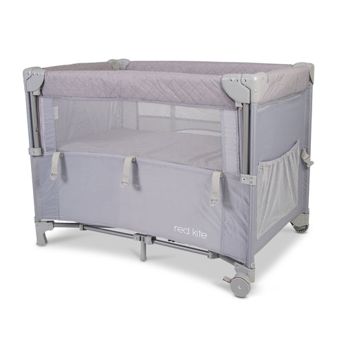 Red Kite Dreamer Bedside Crib Quilt Grey