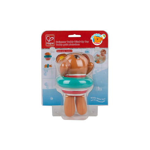 Hape Swimmer Teddy Wind-Up Toy