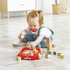 Hape Pull-along Cart with Stacking Blocks