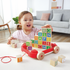 Hape Pull-along Cart with Stacking Blocks