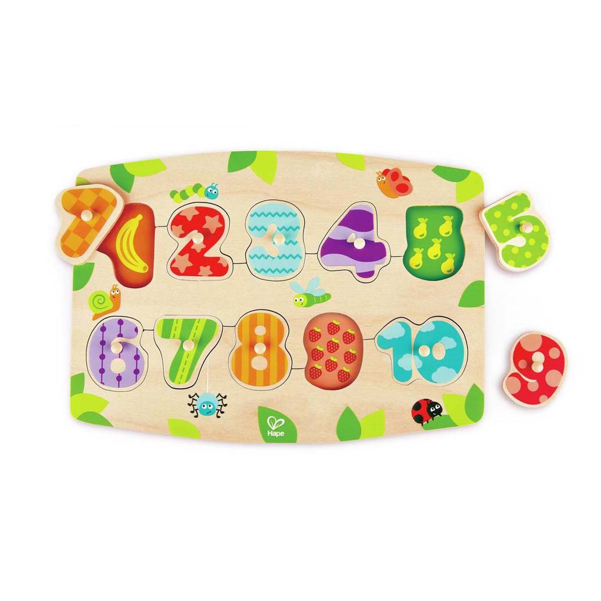 Hape Number Peg Puzzle