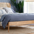 Elina Rattan Bed Oak