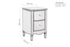Elysee 2 Drawer Bedside