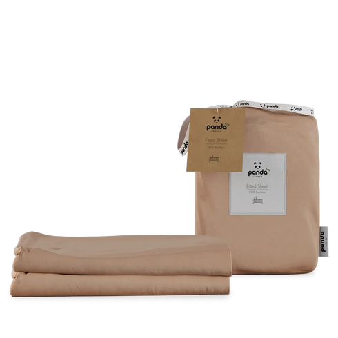 Panda London 100% Bamboo Bedding Kids Cot Fitted Sheet (2-Pack)