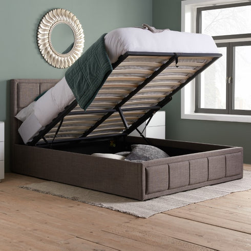 Hannover Fabric Ottoman Bed