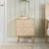 Herringford 2 Drawer Bedside Oak