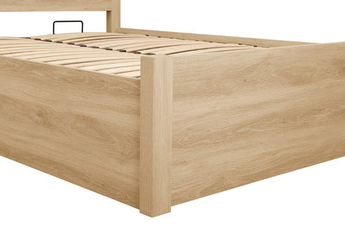Herringford Ottoman Bed Oak