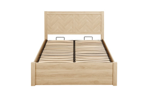 Herringford Ottoman Bed Oak