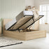 Herringford Ottoman Bed Oak