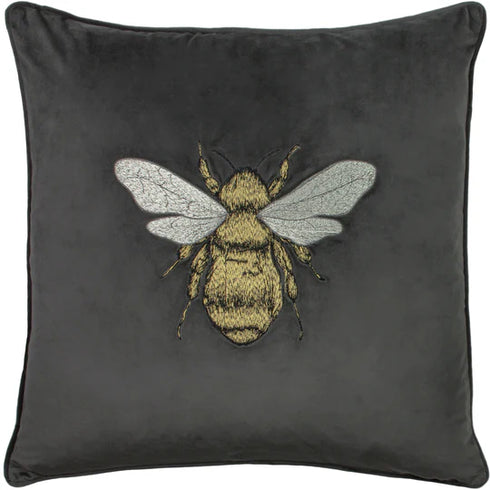 Hortus Bee Cushion Navy