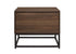 Houston 2 Drawer Bedside Walnut