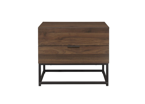 Houston 2 Drawer Bedside Walnut