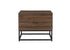 Houston 2 Drawer Bedside Walnut