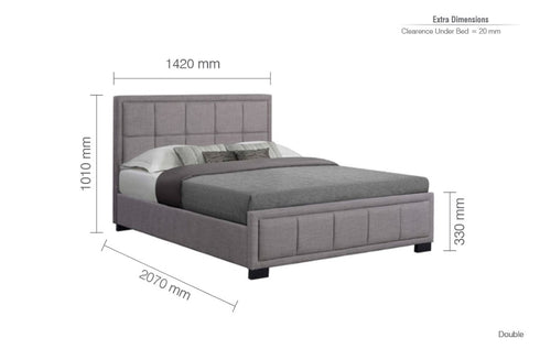 Hannover Fabric Bed