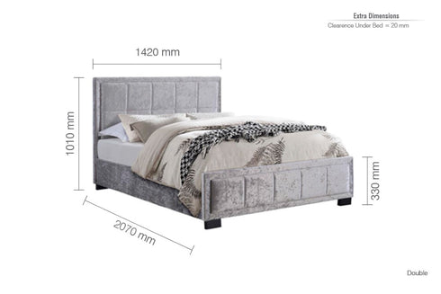 Hannover Fabric Bed